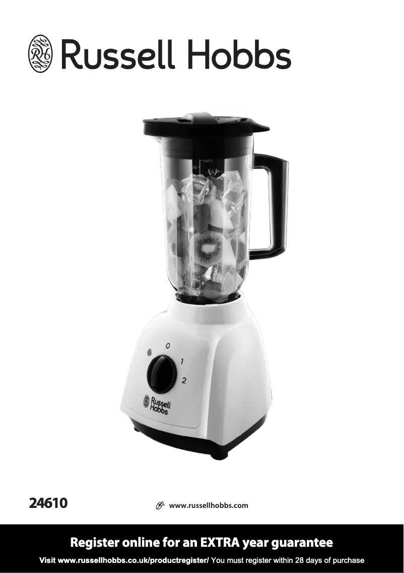 Page 1 de la notice Manuel utilisateur Russell Hobbs 24610