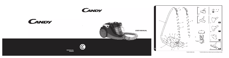 Page n°1 - Manuel utilisateur Candy CAF10 001