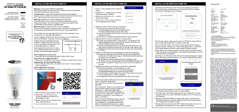 Image de la première page du manuel de l'appareil HWL 2201