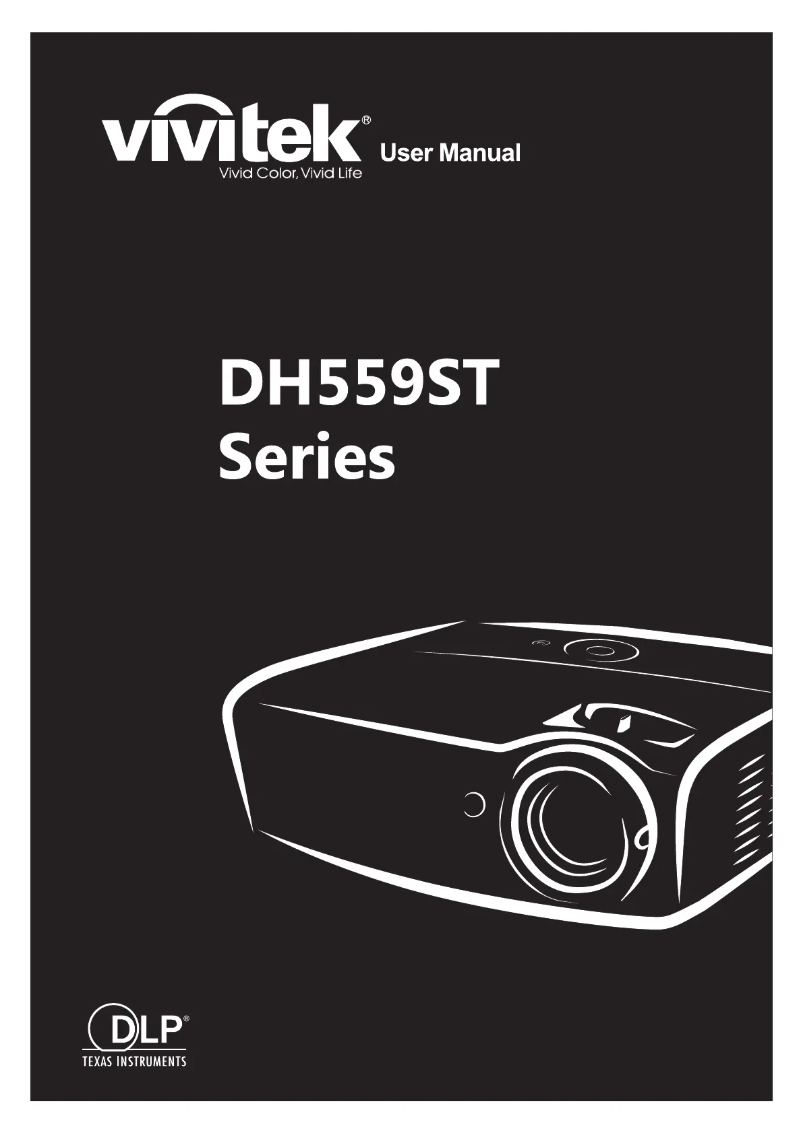 Page 1 de la notice Manuel utilisateur Vivitek DH559ST