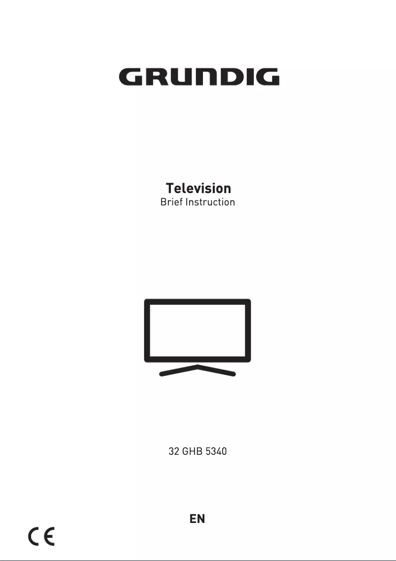 Page 1 de la notice Manuel utilisateur Grundig 32 GHB 5340