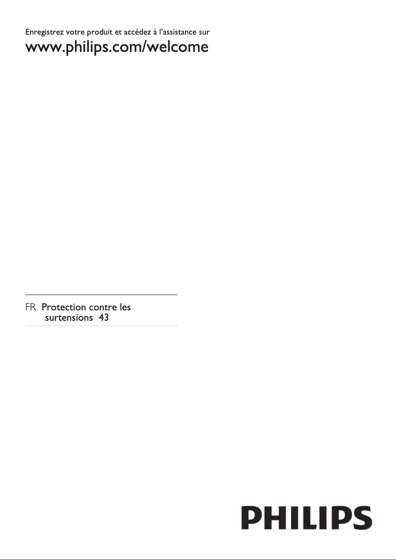 Page 1 de la notice Manuel utilisateur Philips SPN3040B