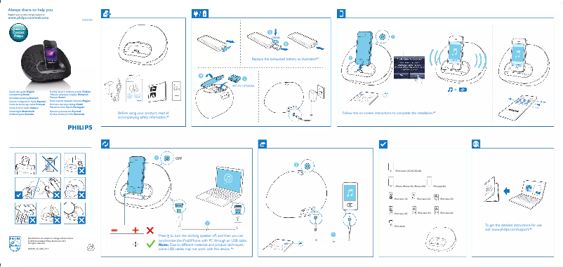 Page n°1 - Manuel utilisateur Philips DS3150