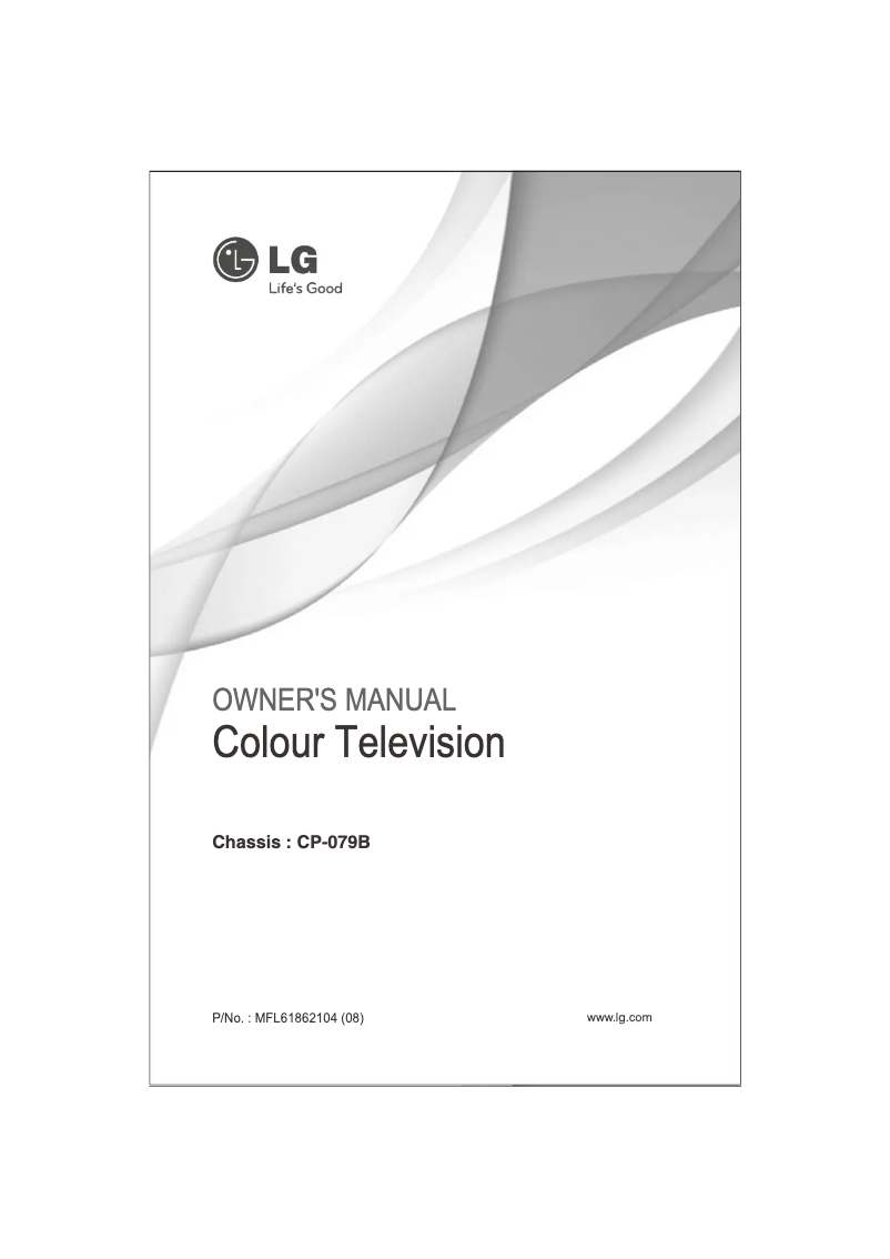 Page 1 of the manual User Manual LG 21FE3BG