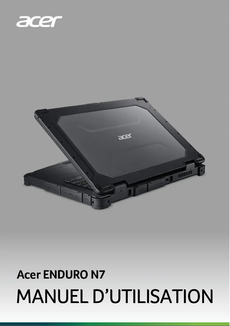 Imagen de la primera página del manual del dispositivo Enduro N7