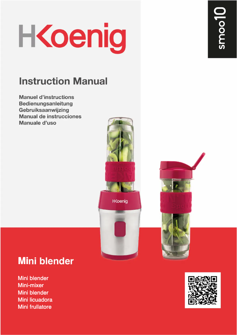 Page n°1 - Manuel utilisateur H.Koenig SMOO10