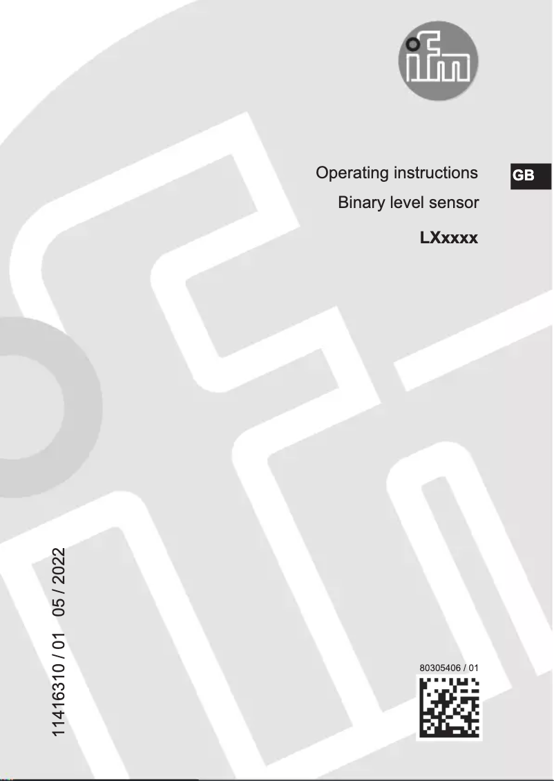Image de la première page du manuel de l'appareil LX0041