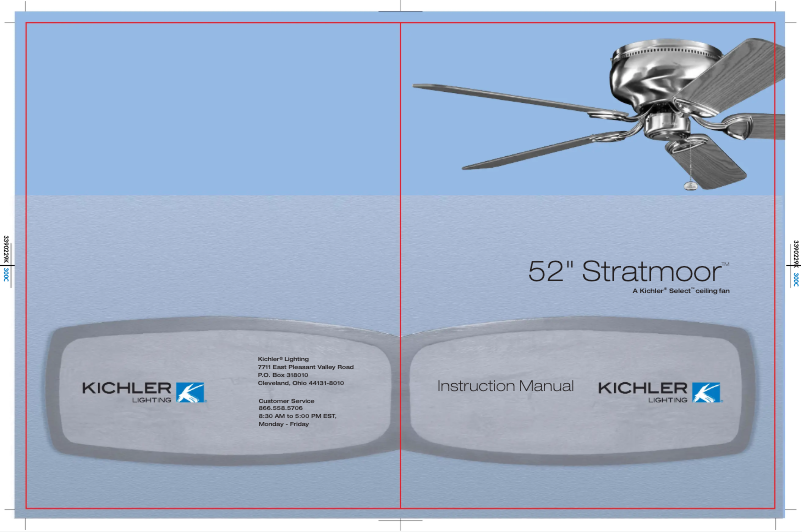 Page n°1 - Manuel utilisateur Kichler Stratmoor