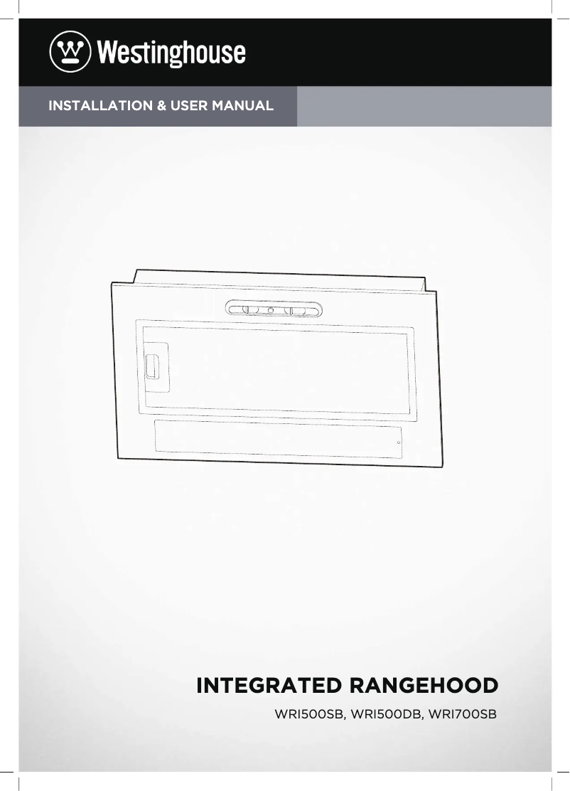 Image de la première page du manuel de l'appareil WRI500DB