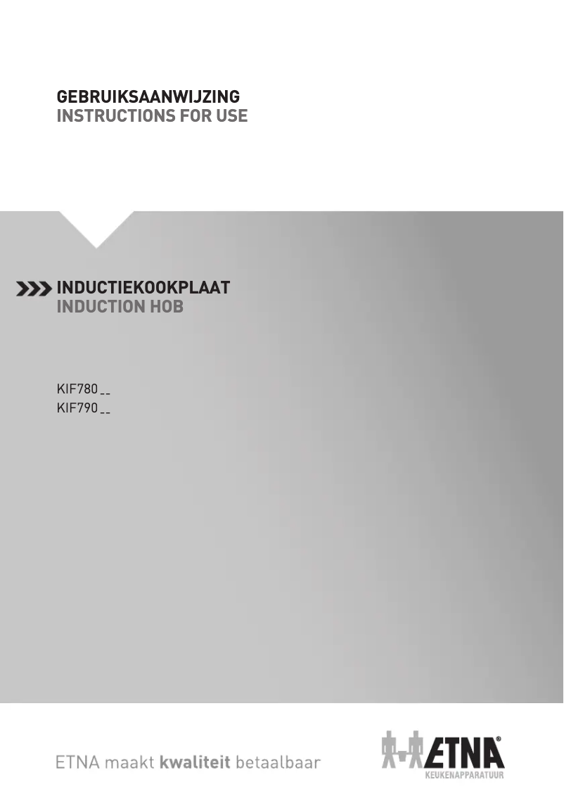 Page n°1 - Manuel utilisateur Etna KIF780DS