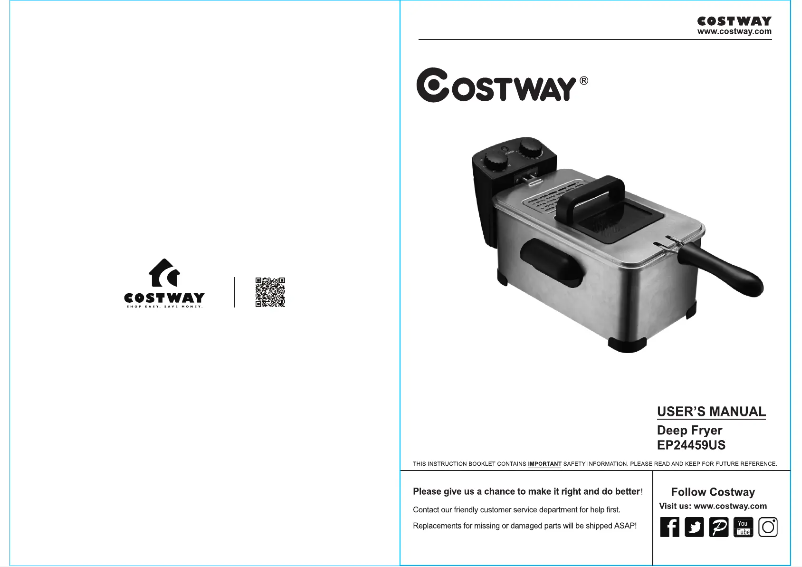 Image de la première page du manuel de l'appareil EP25590US