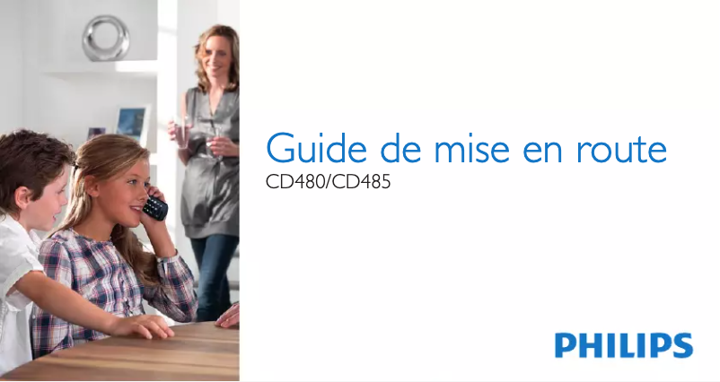 Página 1 del manual Guía de inicio rápido Philips BeNear CD4851B