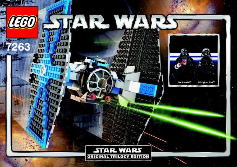 Page 1 de la notice Manuel utilisateur Lego Star Wars 7263
