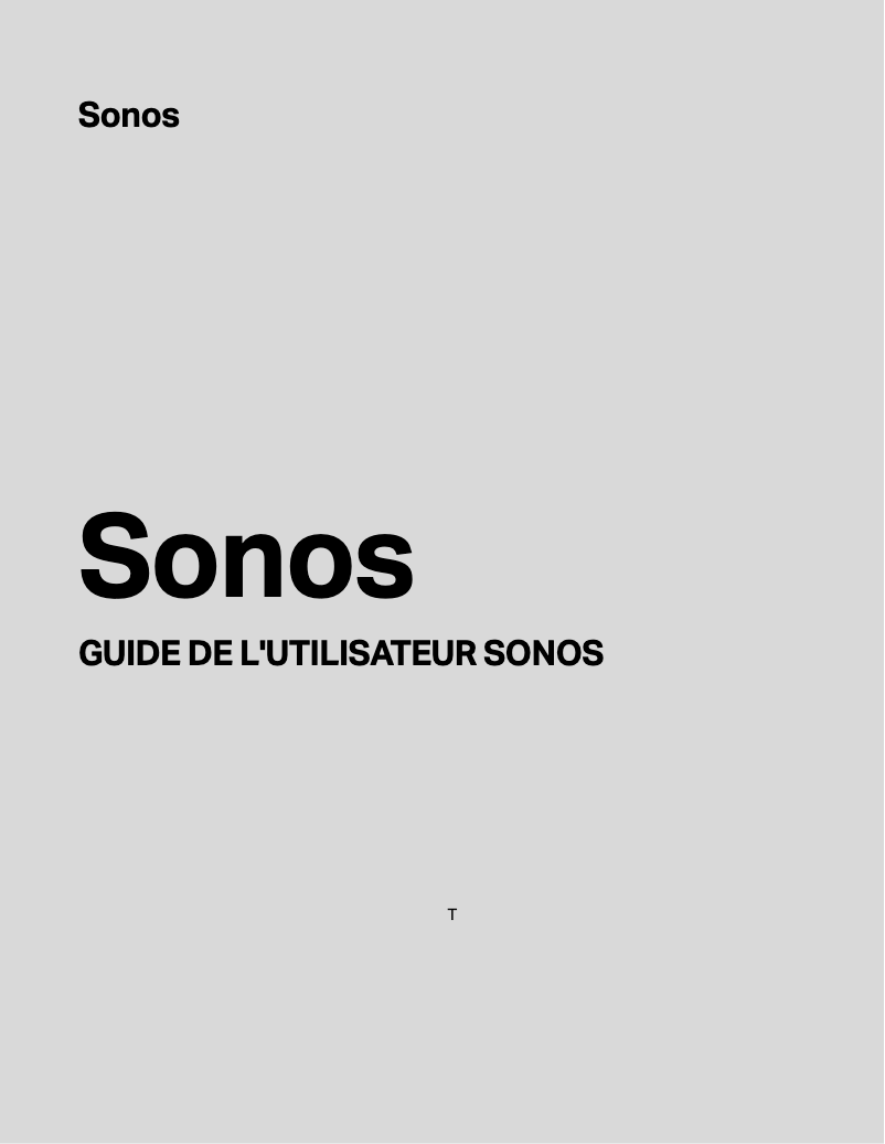 Page n°1 - Manuel utilisateur Sonos Roam