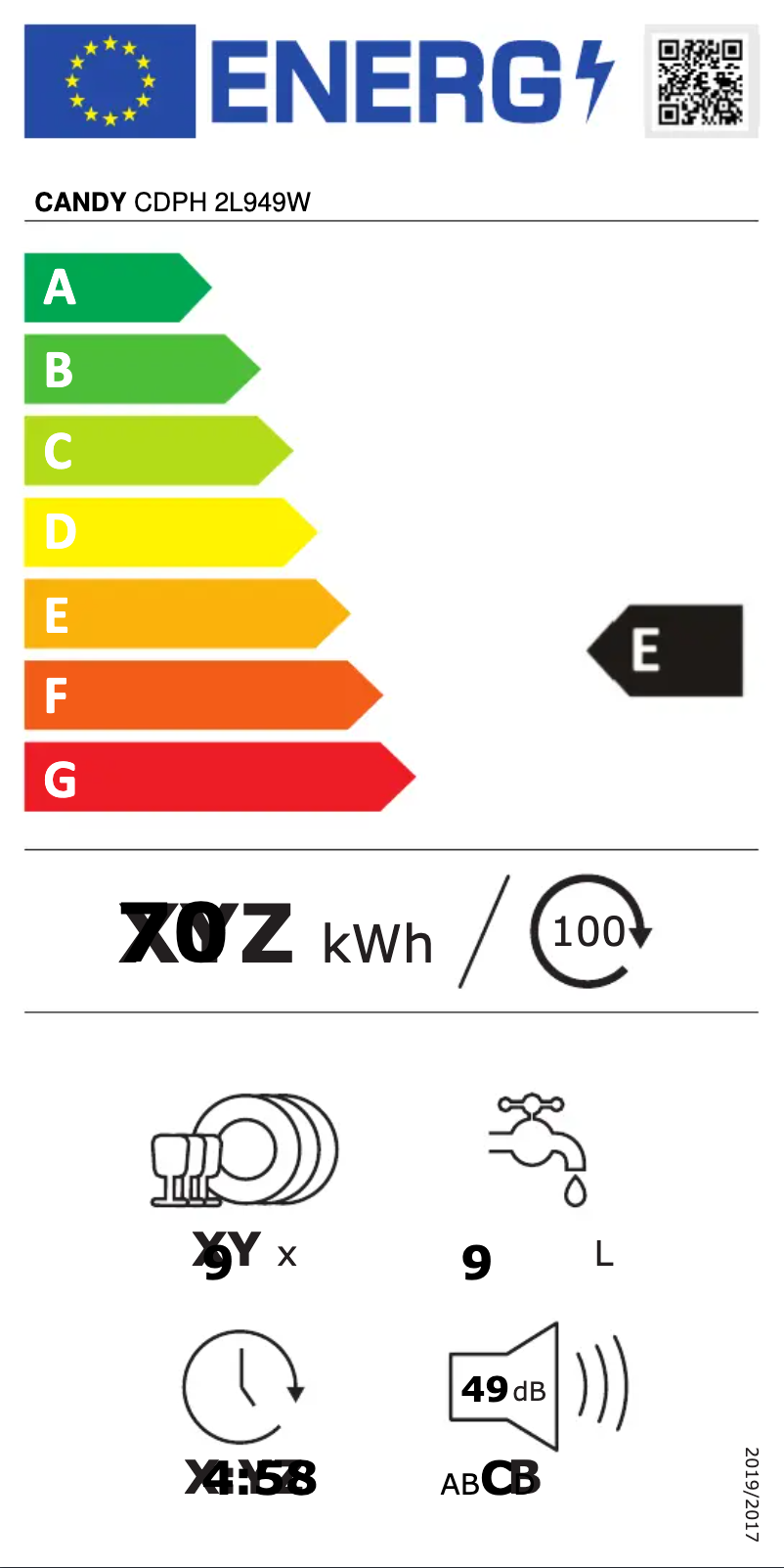 Image de la première page du manuel de l'appareil CDPH 2L949W