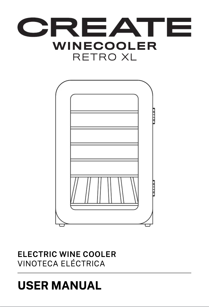 Image de la première page du manuel de l'appareil WINECOOLER RETRO XL