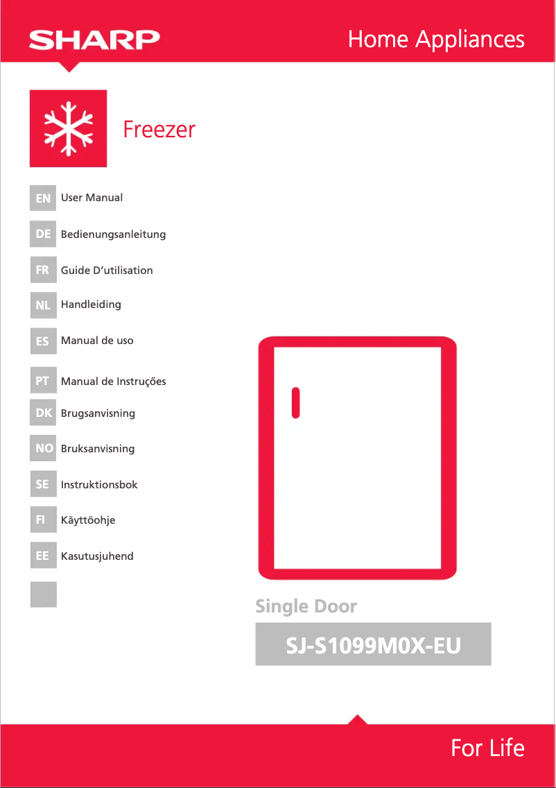 Page n°1 - Manuel utilisateur Sharp SJ-S1099M0X