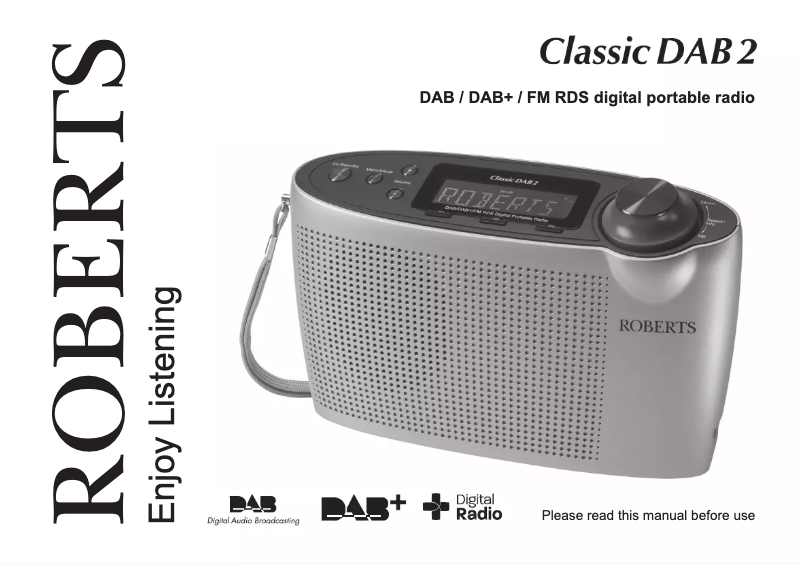 Page n°1 - Manuel utilisateur Roberts ClassicDAB2