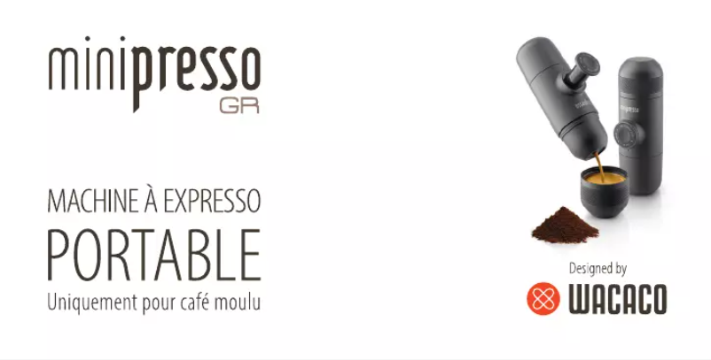 Page n°1 - Manuel utilisateur Wacaco Minipresso GR
