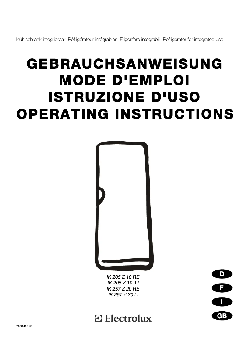 Imagen de la primera página del manual del dispositivo IK257Z20LI