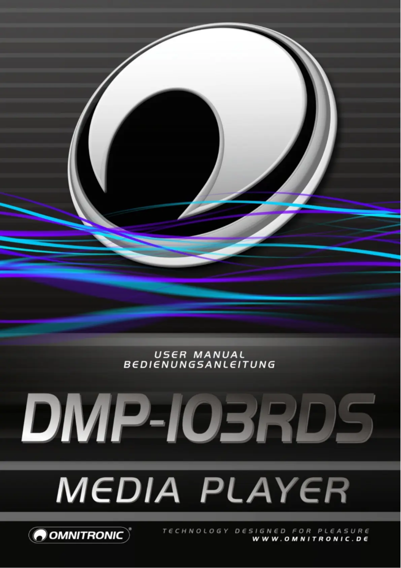 Image de la première page du manuel de l'appareil DMP-103RDS