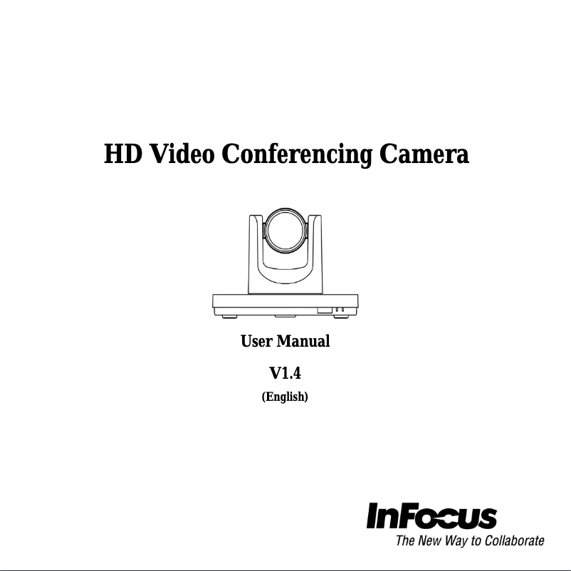 Page 1 de la notice Manuel utilisateur InFocus INF-SPTZ-2