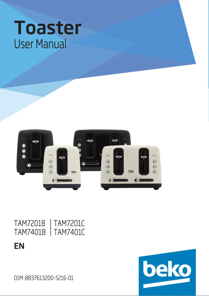 Page n°1 - Manuel utilisateur Beko TAM7401C