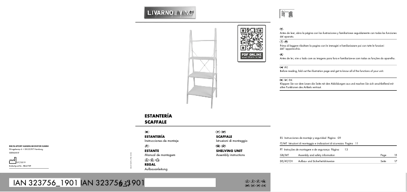 Image de la première page du manuel de l'appareil IAN 323756