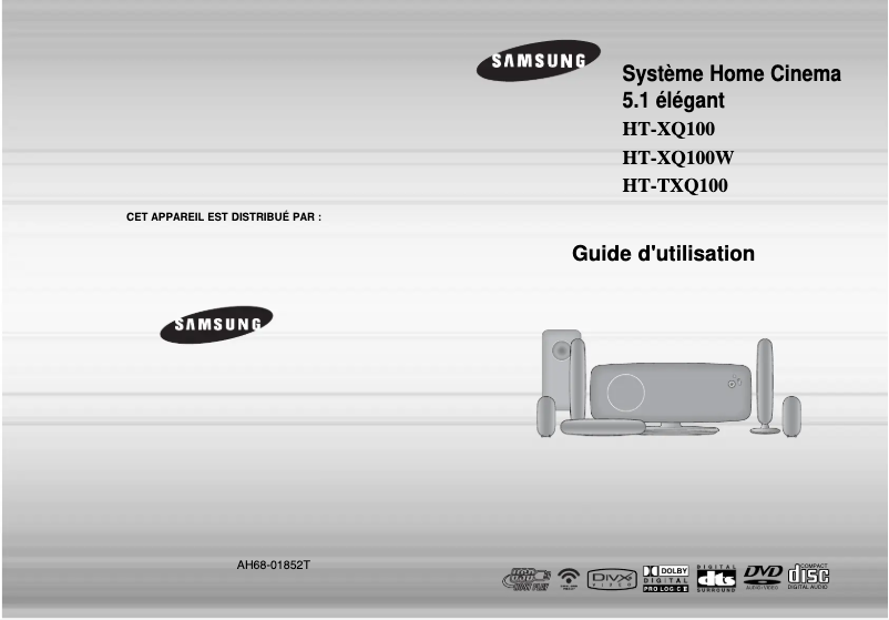 Page n°1 - Manuel utilisateur Samsung HT-TXQ100