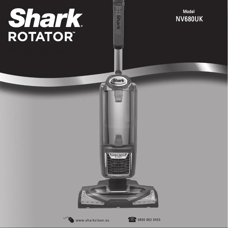 Page 1 de la notice Manuel utilisateur Shark Rotator NV680UK