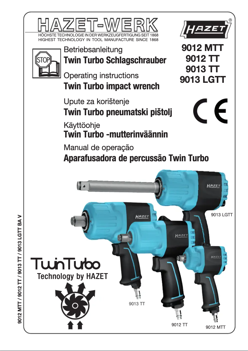 Page 1 de la notice Manuel utilisateur Hazet 9012TT