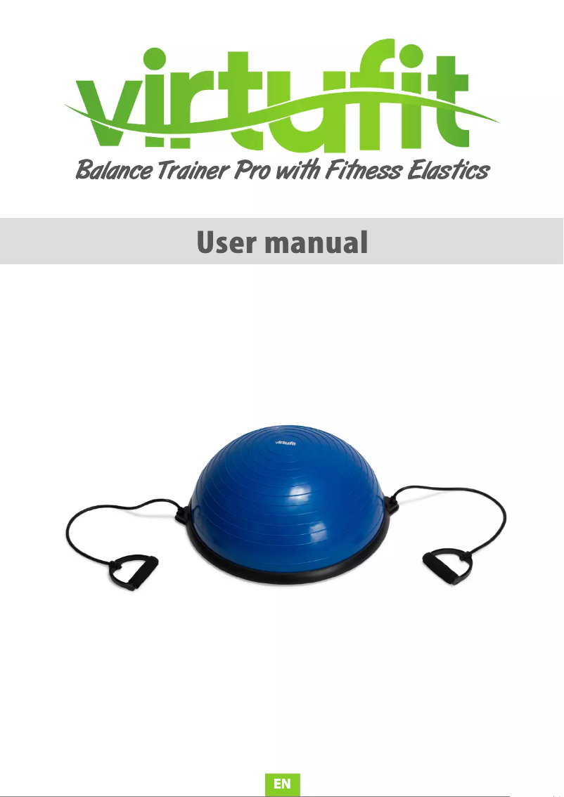 Page n°1 - Manuel utilisateur VirtuFit Balance Trainer Pro