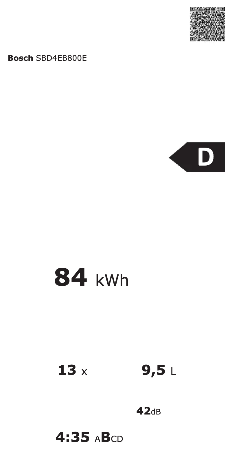 Page n°1 - Manuel utilisateur Bosch SBD4EB800E