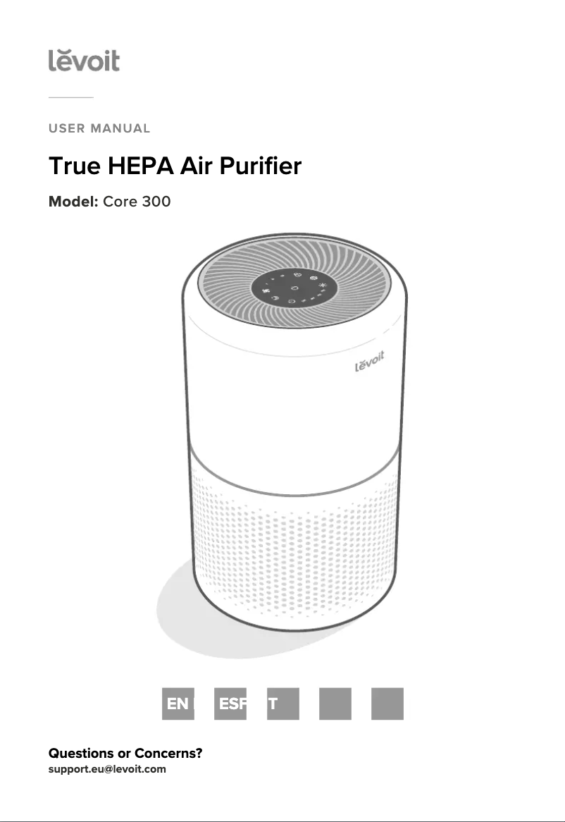 Image de la première page du manuel de l'appareil Core 300