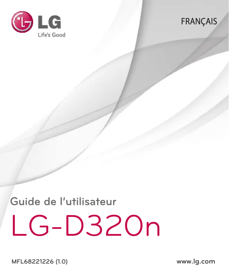 Page 1 de la notice Manuel utilisateur LG L70 D320N