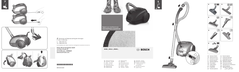 Page n°1 - Manuel utilisateur Bosch BGL2A112