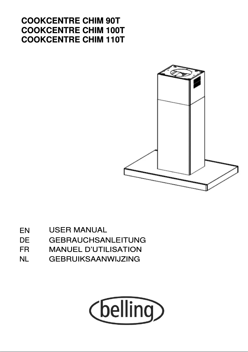 Image de la première page du manuel de l'appareil Cookcentre 90T