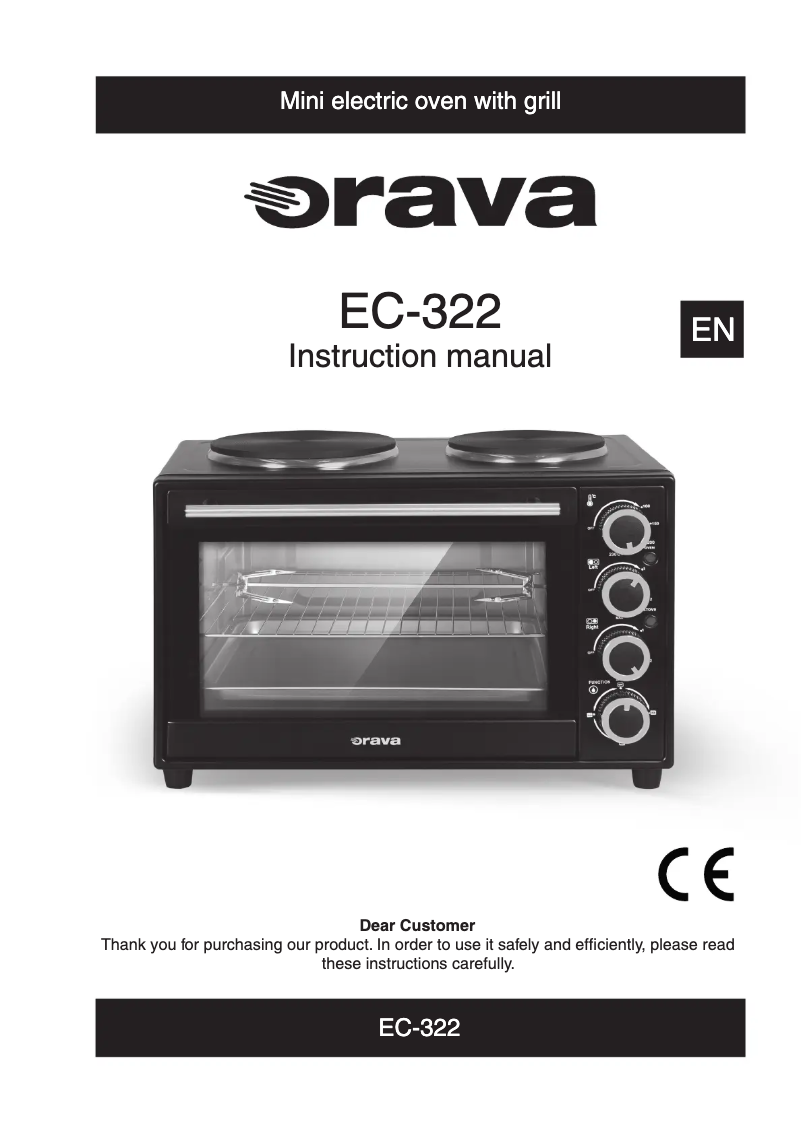 Página 1 del manual Manual de usuario Orava EC-322