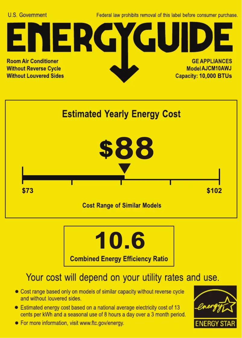 Image de la première page du manuel de l'appareil AJCM10AWJ