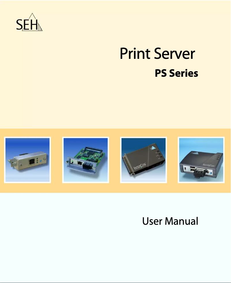 Página 1 del manual Manual de usuario SEH PS1103