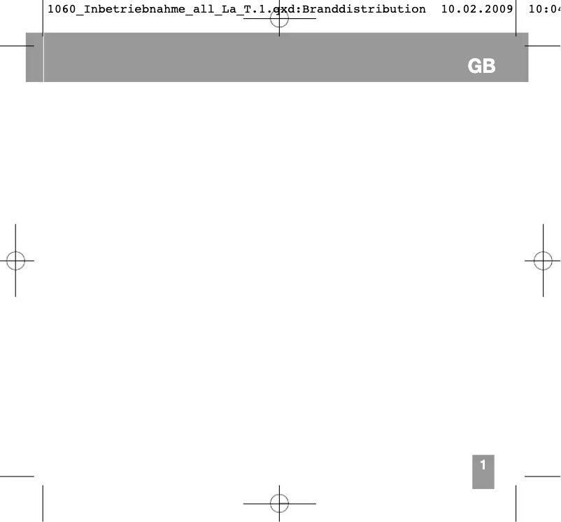 Image de la première page du manuel de l'appareil Comfort 1060