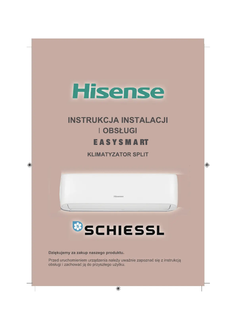 Page n°1 - Guide d'installation Hisense CA70BT1AG
