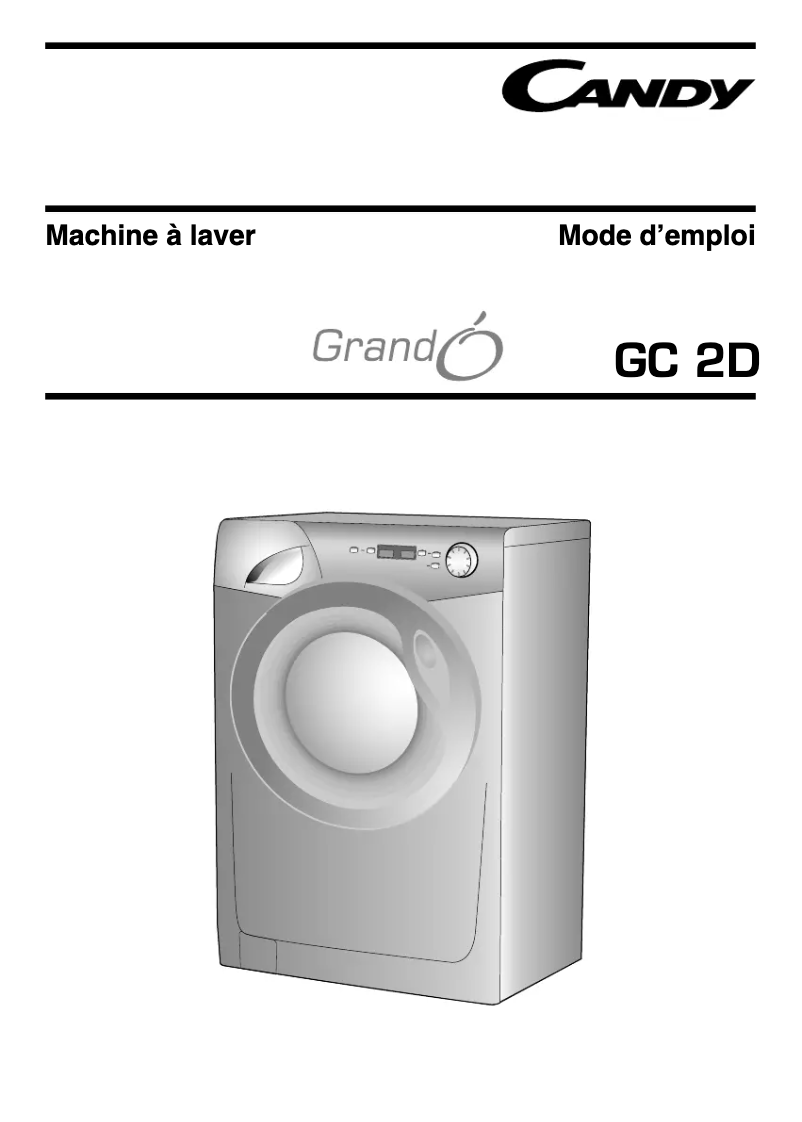 Image de la première page du manuel de l'appareil GC1482D1/1-47