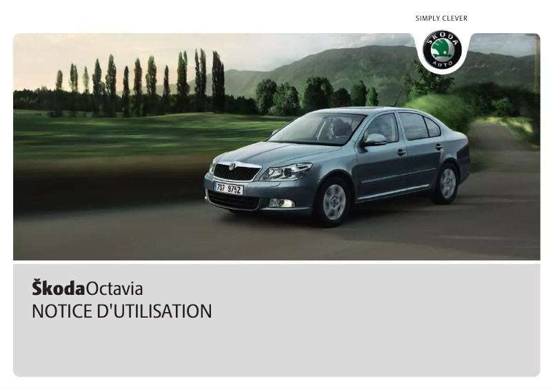 Image de la première page du manuel de l'appareil Octavia (2009)