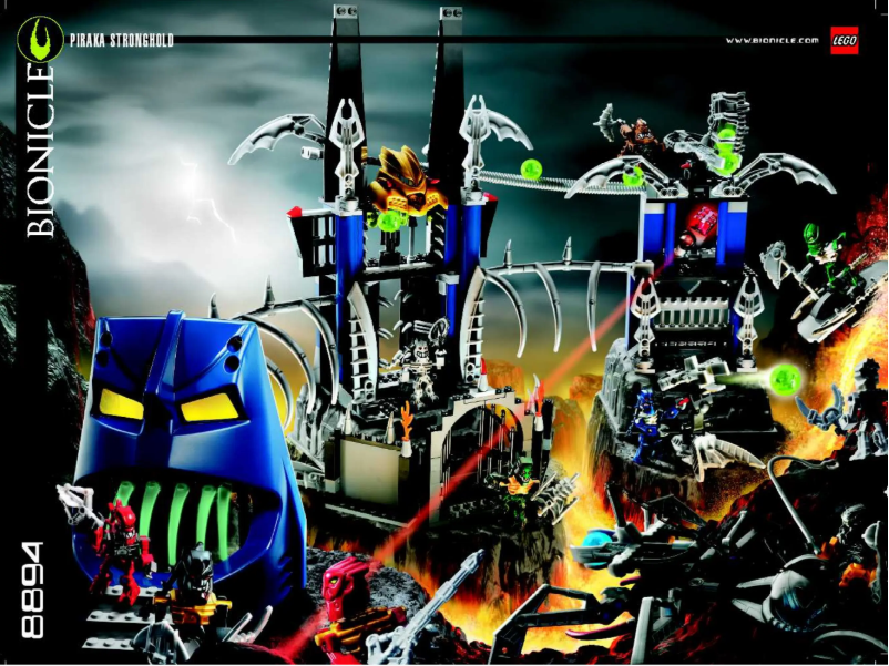 Page 1 de la notice Manuel utilisateur Lego Bionicle 8894