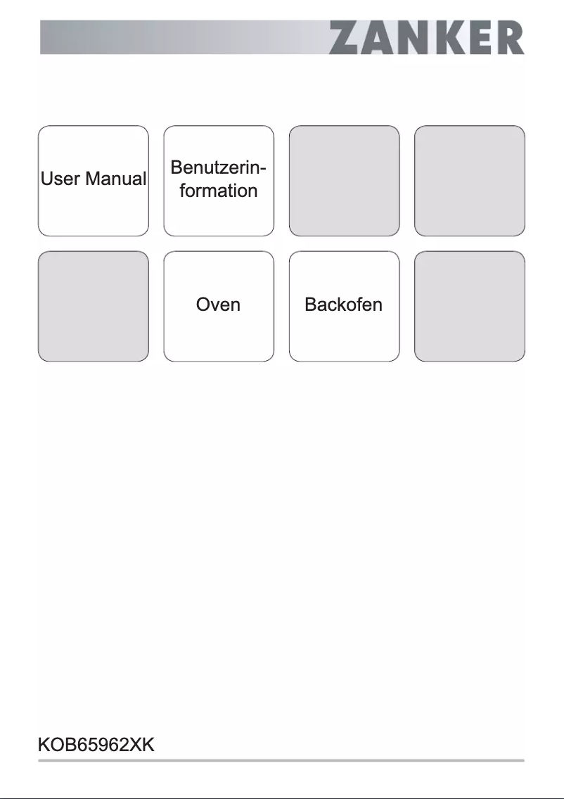Image de la première page du manuel de l'appareil KOB65962XK