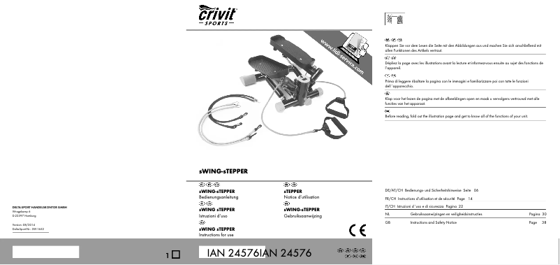 Page n°1 - Manuel utilisateur Crivit IAN 24576