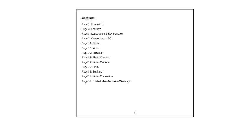 Imagen de la primera página del manual del dispositivo 180G2