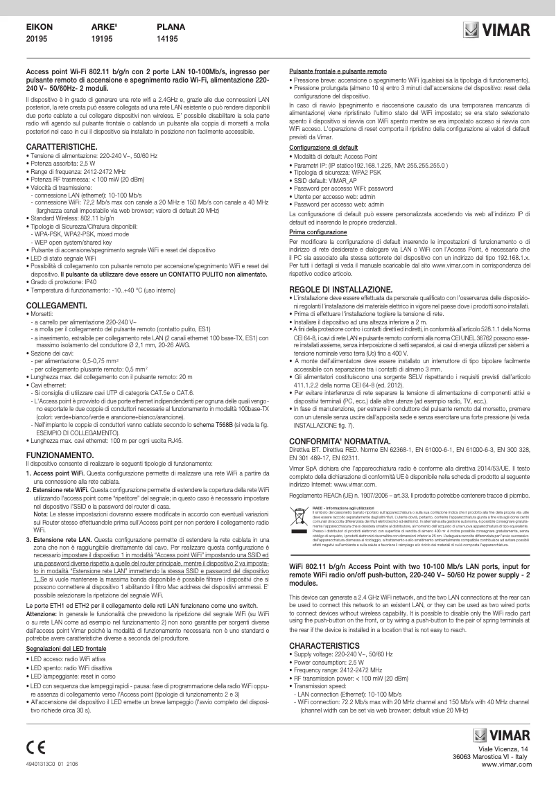 Image de la première page du manuel de l'appareil 19195.M