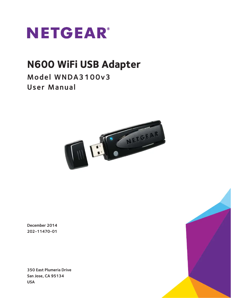 Página 1 del manual Manual de instrucciones Netgear WNDA3100v3